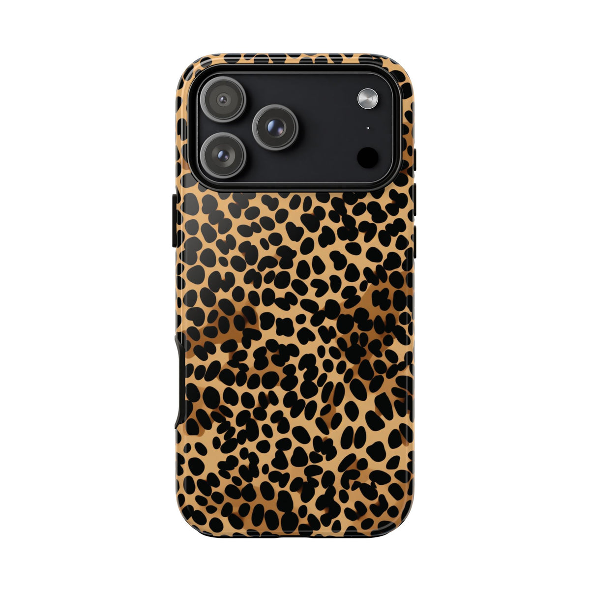 Classic cheetah print tough phone case