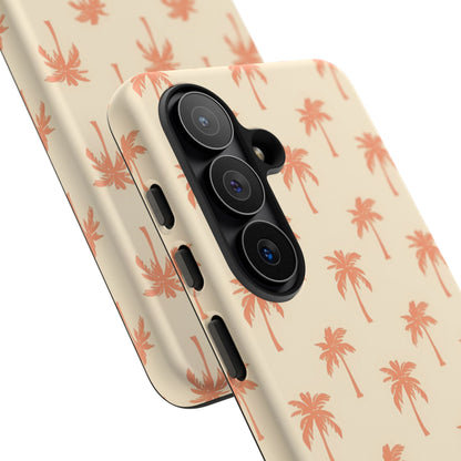 Tropical palm tree tough phone case, summer styling