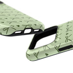 Sage green coquette MagSafe phone case