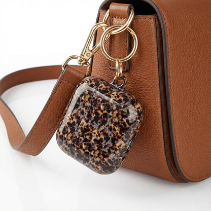 Tortoiseshell AirPod case, side view