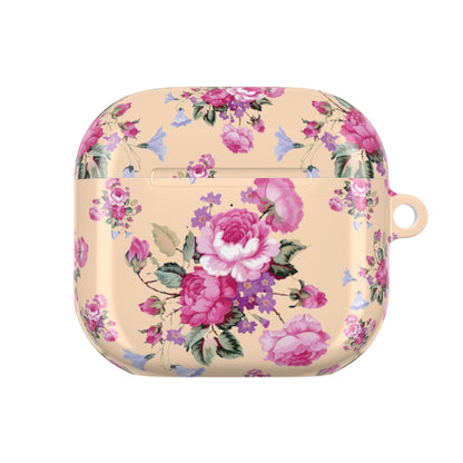 Vintage rose AirPod case, lid detail