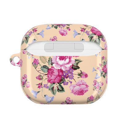 Vintage rose AirPod case held in hand